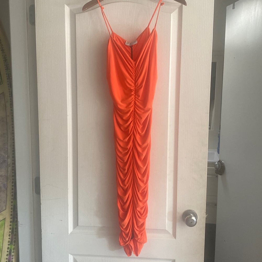 Orange dress